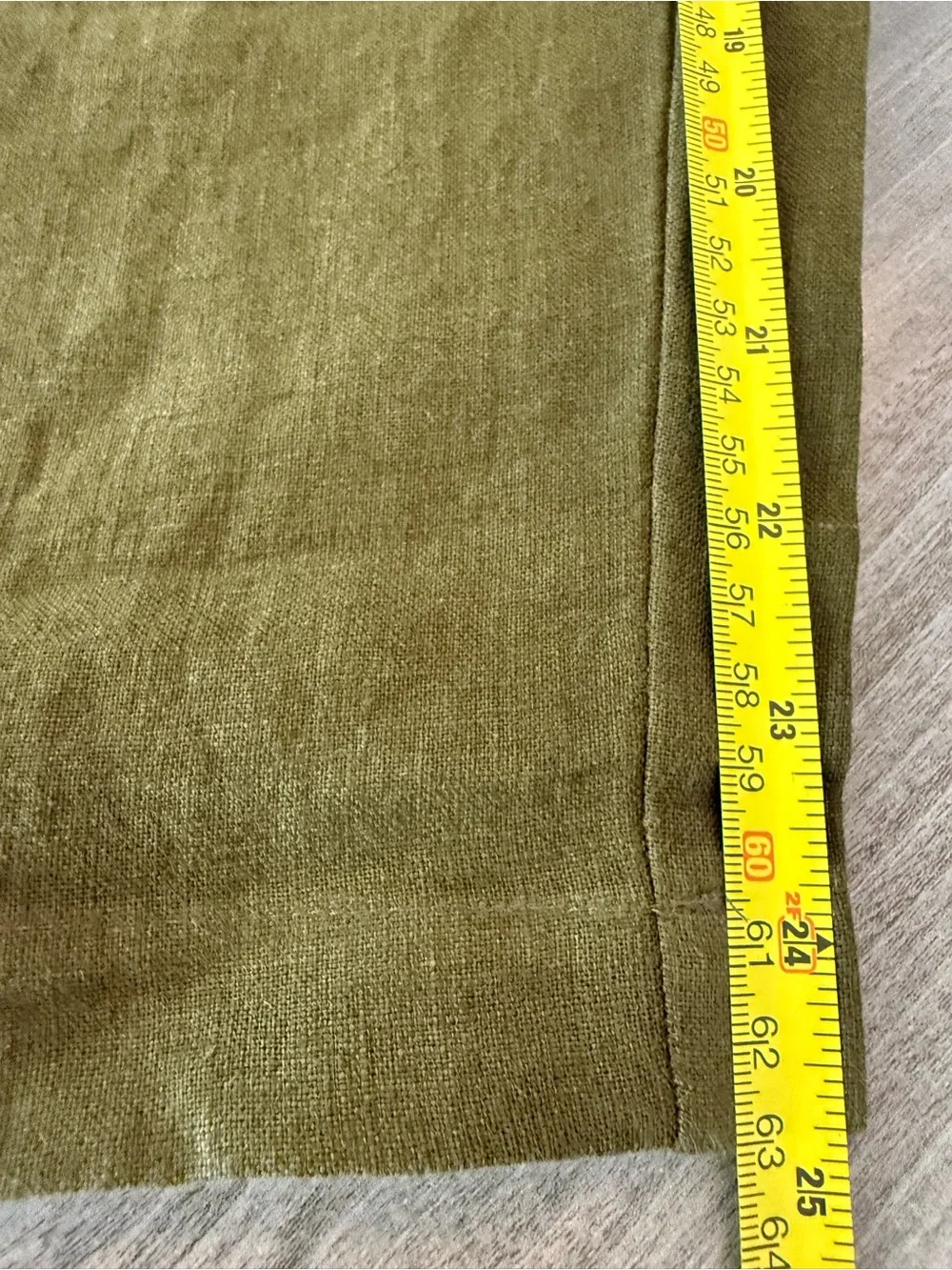 Quince Women's 100% European Linen Pants - 25 / Martini Olive / S